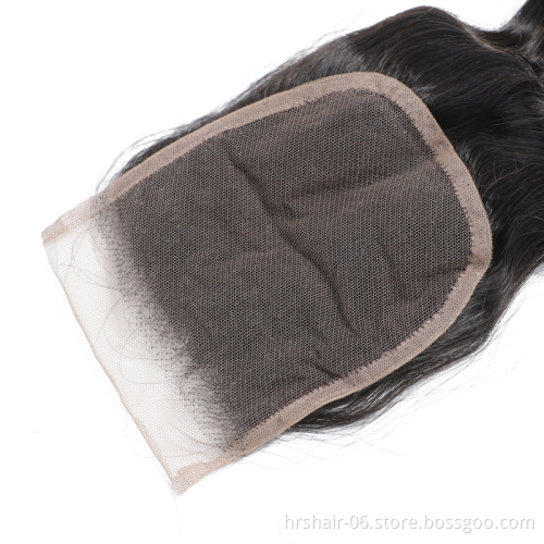 wholesale hair products cuticle aligned European human hair loose deep wave 13x4 closure